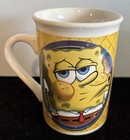 Spongebob Squarepants Coffee Mug  2014 Viacom  10 Oz  Two-sided