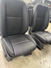 19-25 Mercedes Benz Sprinter Van Black Leather Front Bucket Seats W bolster