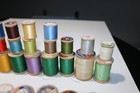 42 Vintage Wood Spools Of Thread By Coat s   Clarks