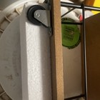 Target Bullseye 2 Tiered Wood And Metal Serving Wheeled Cart