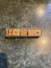 Vintage Butterscotch Bakelite Dice  Poker Set With Box  Ex
