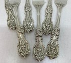 6 Reed   Barton Francis I Sterling Salad Fork 6 1 8 No Monogram Rb02