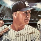Mickey Mantle At Night Sports Impressions W coa  102 1500 Ltd Edition