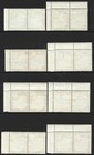 F i d  1946-49 Kgvi Maps Set Gap In 80th Parallel Sg g1a g8a Mint  mnh  Cat   50