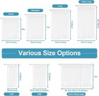 Eurcross 9g Clear Shower Curtain Liner 72 X 78 Inches Long With 5 Magnet Weights