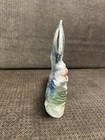 Vintage Kitschy Lusterware Iridescent Pink  Blue  Green Tropical Fish Figurine