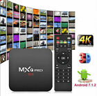 Mxq Pro 4k Ultra Hd 64bit Wifi Android 7 1 Quad Core Smart Tv Box Media Player