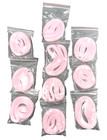 10 Packs Of 10 Yd Rolls 3 8  Lt Pink Double-faced Satin Ribbon 100  Poly Woven