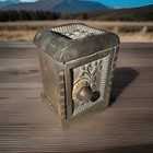 Cast Iron Combination Lock Safe Coin Bank Money Box
