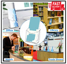 10 Pack Acrylic Brochure Holder 4 X 7 9 Inches Plastic Flyer Display Stand clear