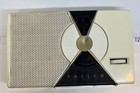 Vintage Philco T7-126 Transistor Radio With Leather Cover - No Battery untested
