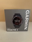 Garmin V  voactive 4 Gps Smartwatch 45mm Black Silicone Band 4gb Ios android