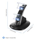 Dual Usb Charger Led Station Dock Fast Charging Stand For Sony Ps4 Controller