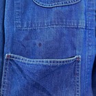 Vintage Sears Chore Jacket Mens Small 50s 60s Denim Corduroy Collar