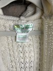 Aran Baby Bunting Sweater Cable Knit Full Zip One Size