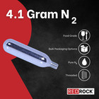 Redrock Nitrogen 4 1 Gram Cartridges Nitro Coffee Beer Cold Brew Threaded 10-pk