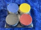 Speedball Fabric Screen Printing Ink Set - 4 Colors  4oz  Black Red Blue Yellow