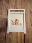 Vintage Dollhouse Furniture Miniatures Adjustable Wooden Girls Crib Toy Chest