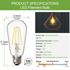 Wholesale Led Edison Vintage Light Bulb Dimmable E26 60w Equivalent Led Bulb