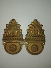 Lot Of 4 Decorative Ormolu Bronze Pediment Xviii Centuries