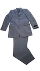 Stacy Adams Boys Suit Sz 20r X30 2-pc Purple Single Breasted Pleated Front Pants