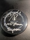 Cale Makar Signed Avalanche 2022 Stanley Cup Puck Conn Smythe Fanatics Coa Case