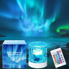 Ocean Wave Projector Light 16 Colors Aurora Night Lamp Led Rechargeable Bedrooms