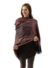 Pashmoda Women Polyester Kashmiri Jamawar Antique Mughal Shawl  Jacquard Shaw   