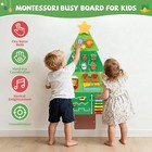 Wooden Montessori Wall Busy Board  Sensory Wall Panel For Kids  Toddler Learning