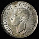 1938 Canada Silver Twenty Five Cents Au  E363 Gocn