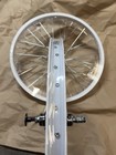 White Wheel Master 20 Inch Alloy Rim Wheel Set Bmx  Bicycle  3 8s Axle
