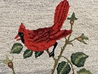 100  Wool Cardinals Birds Hooked Punch Needle 14    X 16   