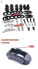 For Vw Touareg Front Brake Caliper Repair Kit 6 Pot 350mm Discs 18z Fa005cn