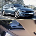 Panoramic Sunroof Sunshade Shade Curtain Cover For Vw Golf Tiguan Audi Gray