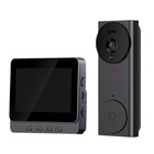 4 3  Wireless Video Door Bell Phone Intercom System Monitor Doorbell Camera