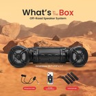 Pyle 800w Waterproof Marine Audio System With Bluetooth Streaming  Led Lights   