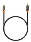Fospower Gold Plated Dual Layer Rca S pdif Digital Coaxial Coax Audio Cable Plug
