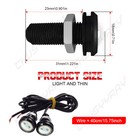 4x Led Black Light Night Fishing Boat 12v Dc