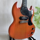 Us Shipping 1965 Sg Junior Vintage Cherry Orange Electric Guitar P90 Pickups