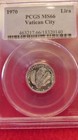 1970 Viii Vatican 1 Lira Ms 66 Gorgeous Low Population 