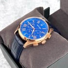 Bulova Wilton Classic Chronograph 46 5mm Blue Dial Quartz Men s Watch 97b170