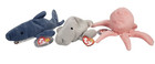 Ty Beanie Babies Collection Crunch Inky Manny Plush Stuffed Animals Lot Of 3