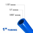 Pex-a Tubing 1 In X 100 Ft  Blue  For Cold Water Plumbing  Potable Water Line