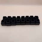 Set Of 16 Square Chair Leg Protectors 0 9-1 22  Felt Pads Silicone Furniture Fee