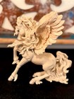 White Pegasus Winged Horse Figurine Statue  Pegasus Theme  Fantasy Genre