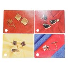 Cards Only 4x Vintage 60s Sarah Coventry Mens Jewelry Cards Gold Tone