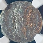 Roman Emperor Commodus Silver Denarius Ngc Genuine Ancient Roman Coin 177-192ad