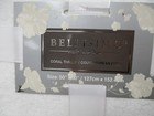 Coral Fleece Throw Blanket Bellisimo Snow White 50 X 60 Super Soft Brand New  