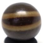 Large Ancient Tibetan Agate Stone Bead With Eye In Perfect Condition