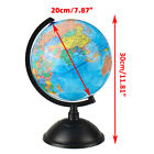 20cm Led World Globe Earth Map Rotating Geography Ocean Classroom Learn Desktop